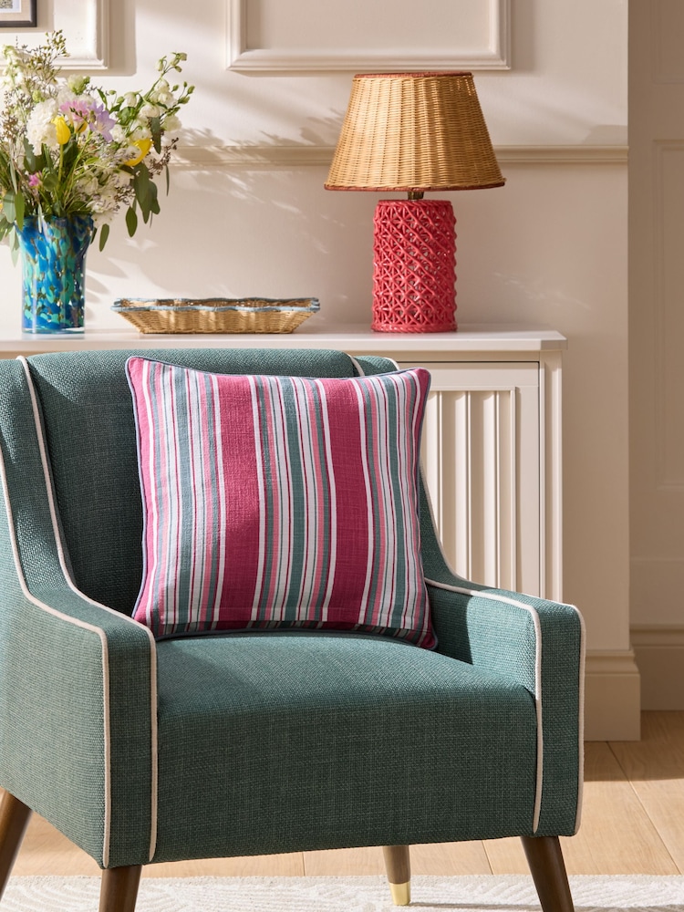 Nina Campbell Primrose Hill Embroidered Cushion - Bild 2 von 5
