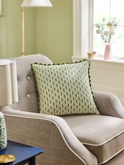 Nina Campbell Holland Park Embroidered Cushion - Image 2 of 5
