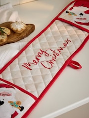 Red Christmas Santa Double Oven Gloves - Image 3 of 4