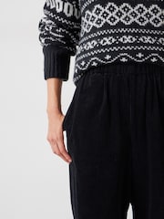 Hush Black Lisa Corduroy 100% Cotton Joggers - Image 2 of 5