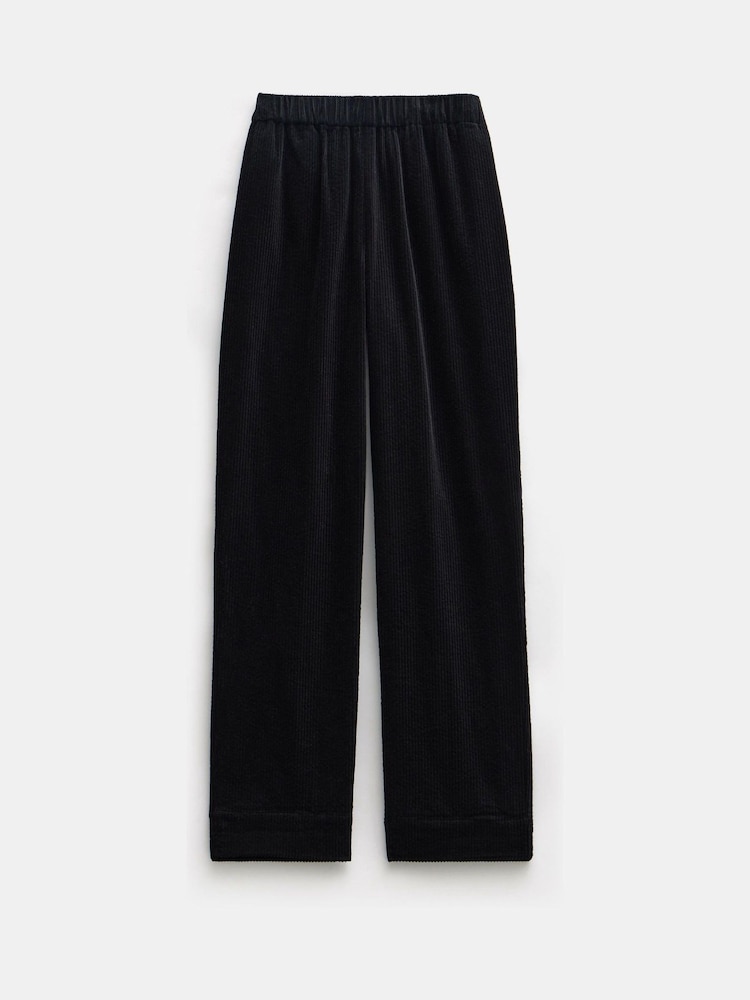 Hush Black Lisa Corduroy 100% Cotton Joggers - Image 5 of 5