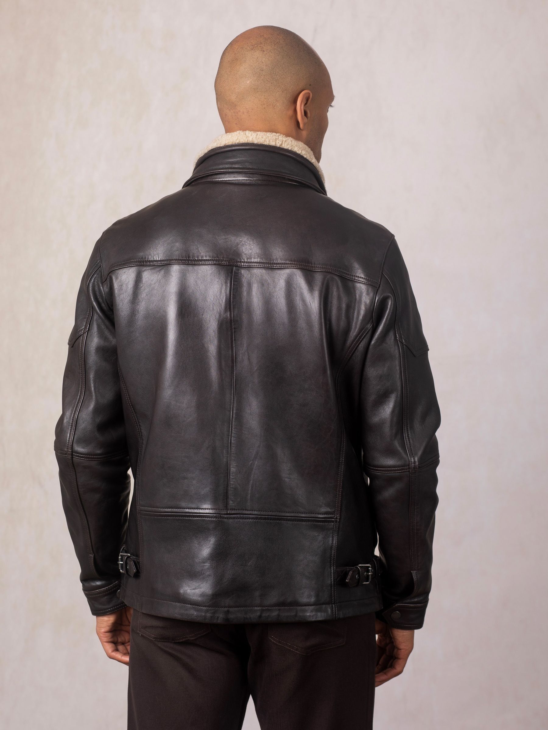 Buy Коричневий - Lakeland Leather Gosforth шкіряна куртка з сайту