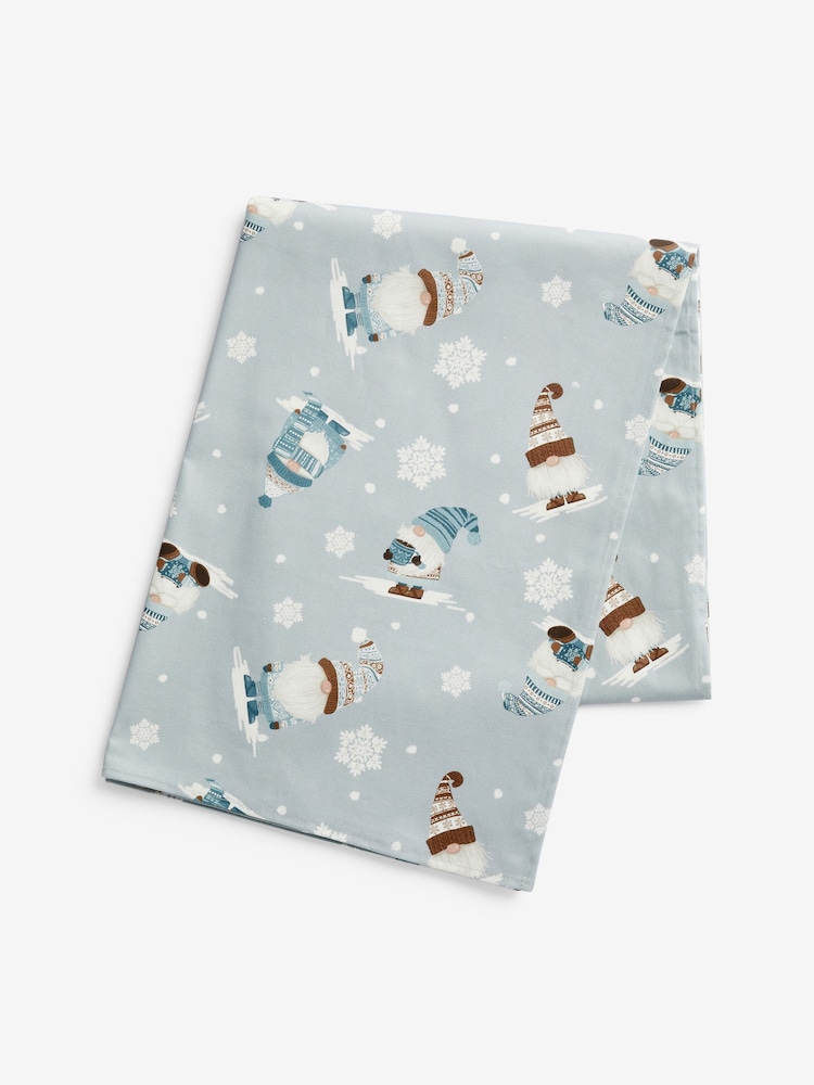 Blue Christmas Gonk Wipe Clean Table Cloth - Image 3 of 3