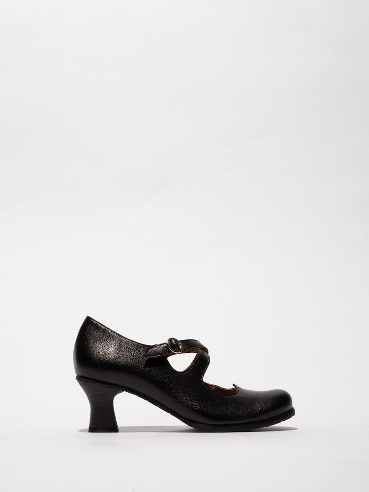 Zapatos negros de tacón estilo merceditas Baiv de Fly London - Imagen 1 de 4 Zapatos negros de tacón estilo merceditas Baiv de Fly London - Imagen 1 de 4
