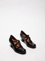 Zapatos negros de tacón estilo merceditas Baiv de Fly London - Imagen 3 de 4