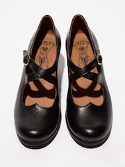 Zapatos negros de tacón estilo merceditas Baiv de Fly London - Imagen 4 de 4