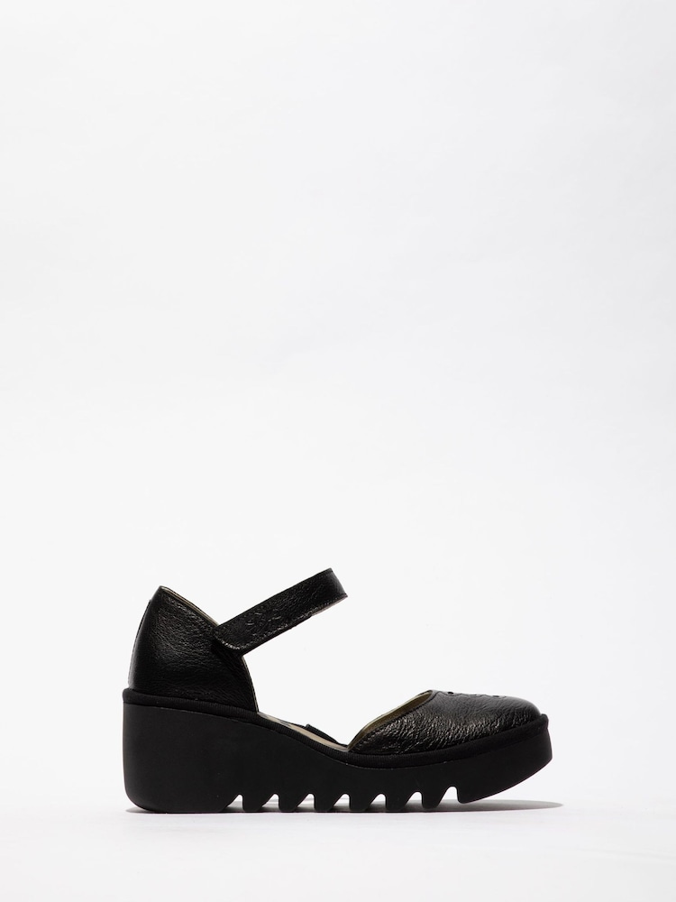 Fly London Biso Ankle Strap Wedge Shoes - Image 1 of 4