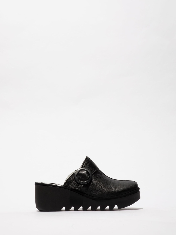 Fly London Blok Chunky Clogs - Image 1 of 3 Fly London Blok Chunky Clogs - Image 1 of 3