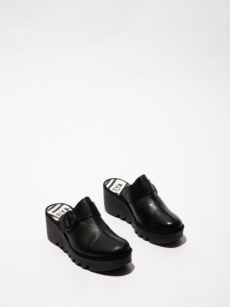 Fly London Blok Chunky Clogs - Image 3 of 3 Fly London Blok Chunky Clogs - Image 3 of 3