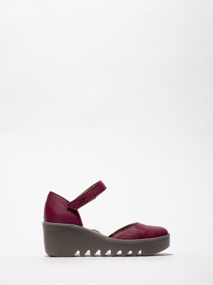 Fly London Biso Ankle Strap Wedge Shoes - Image 1 of 4