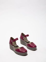 Fly London Biso Ankle Strap Wedge Shoes - Image 3 of 4