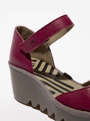 Fly London Biso Ankle Strap Wedge Shoes - Image 4 of 4