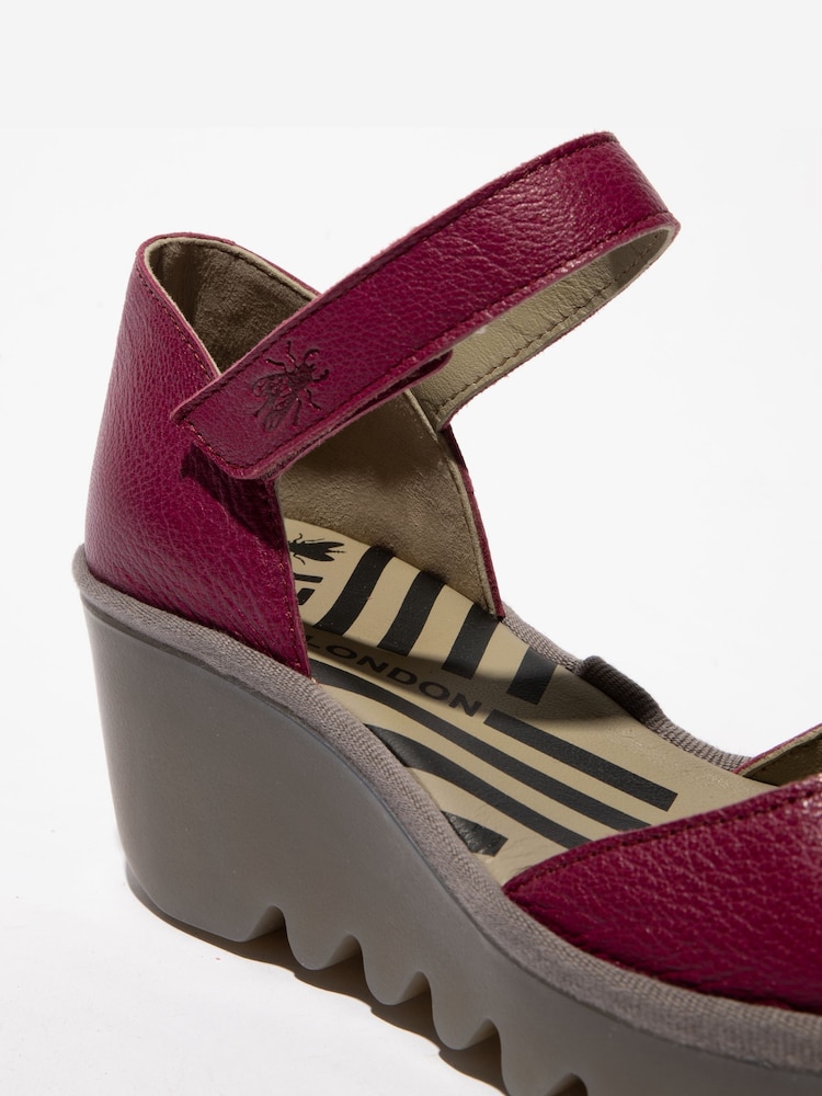 Fly London Biso Ankle Strap Wedge Shoes - Image 4 of 4