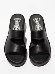 Fly London Tech Slip On Black Sandals - Image 4 of 4