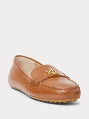 Lauren Ralph Lauren Barnsbury Nappa Leather Loafers Shoes - Image 1 of 4