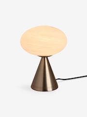 MADE.COM Silver/Frosted Caleb Table Lamp - Image 2 of 7