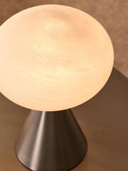 MADE.COM Silver/Frosted Caleb Table Lamp - Image 4 of 7