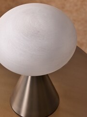 MADE.COM Silver/Frosted Caleb Table Lamp - Image 5 of 7