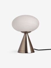 MADE.COM Silver/Frosted Caleb Table Lamp - Image 6 of 7