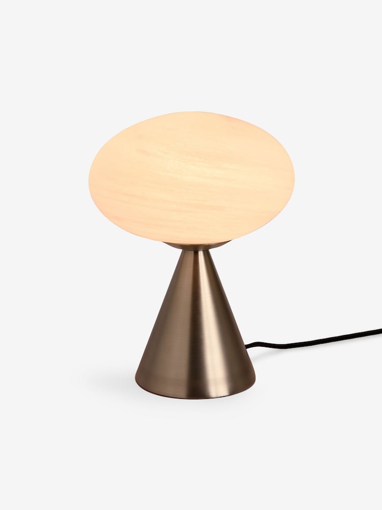 MADE.COM Silver/Frosted Caleb Table Lamp - Image 7 of 7