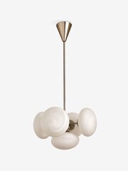MADE.COM Silver/Frosted Caleb Pendant Light - Image 5 of 6