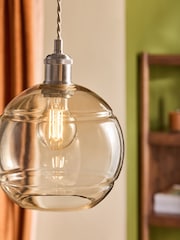 MADE.COM Champagne Mika Easyfit Glass Shade - Image 2 of 3