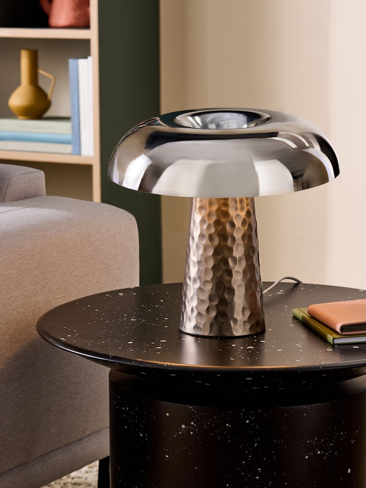MADE.COM Chrome Deja Table Lamp - Image 1 of 5