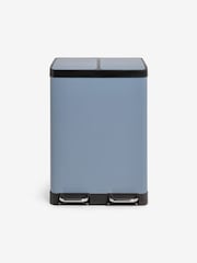 MADE.COM Blue 2 Section 60 Litre Recycling and Waste Colter Bin - Image 4 of 4