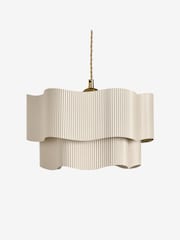 MADE.COM Cream Easy Fit Sydney Ceiling Light - Image 1 of 2