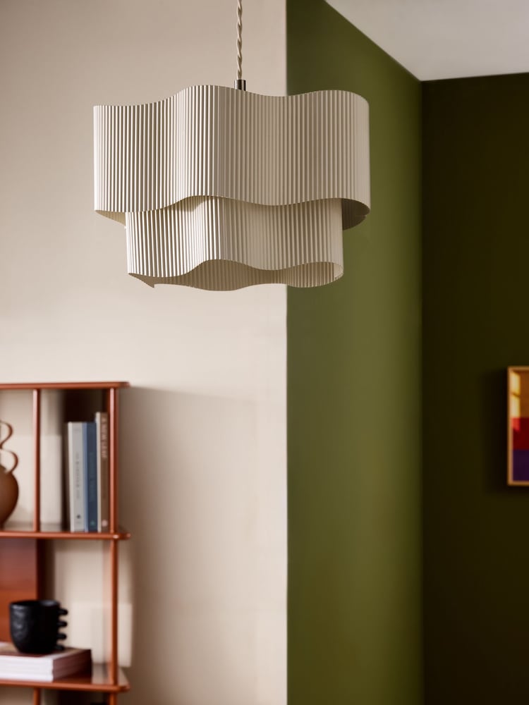 MADE.COM Cream Easy Fit Sydney Ceiling Light - Image 1 of 2 MADE.COM Cream Easy Fit Sydney Ceiling Light - Image 1 of 2