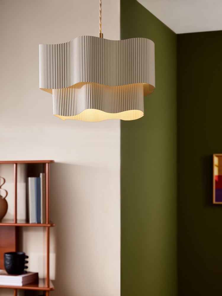 MADE.COM Cream Easy Fit Sydney Ceiling Light - Image 2 of 2 MADE.COM Cream Easy Fit Sydney Ceiling Light - Image 2 of 2
