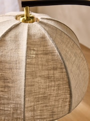 MADE.COM Black/Cream Benny Floor Lamp - Image 3 of 6