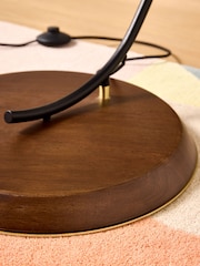MADE.COM Black/Cream Benny Floor Lamp - Image 4 of 6