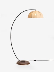 MADE.COM Black/Cream Benny Floor Lamp - Image 5 of 6