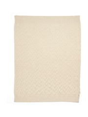 Mamas & Papas Mocha 100% Cotton Welcome To The World Duckling Knitted Blanket - Image 7 of 7