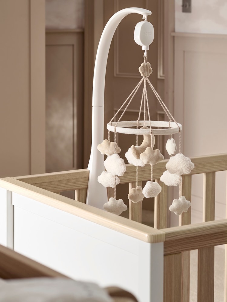 Mamas & Papas Neutral Welcome To The World Duckling Cot Mobile Cloud - Image 1 of 5