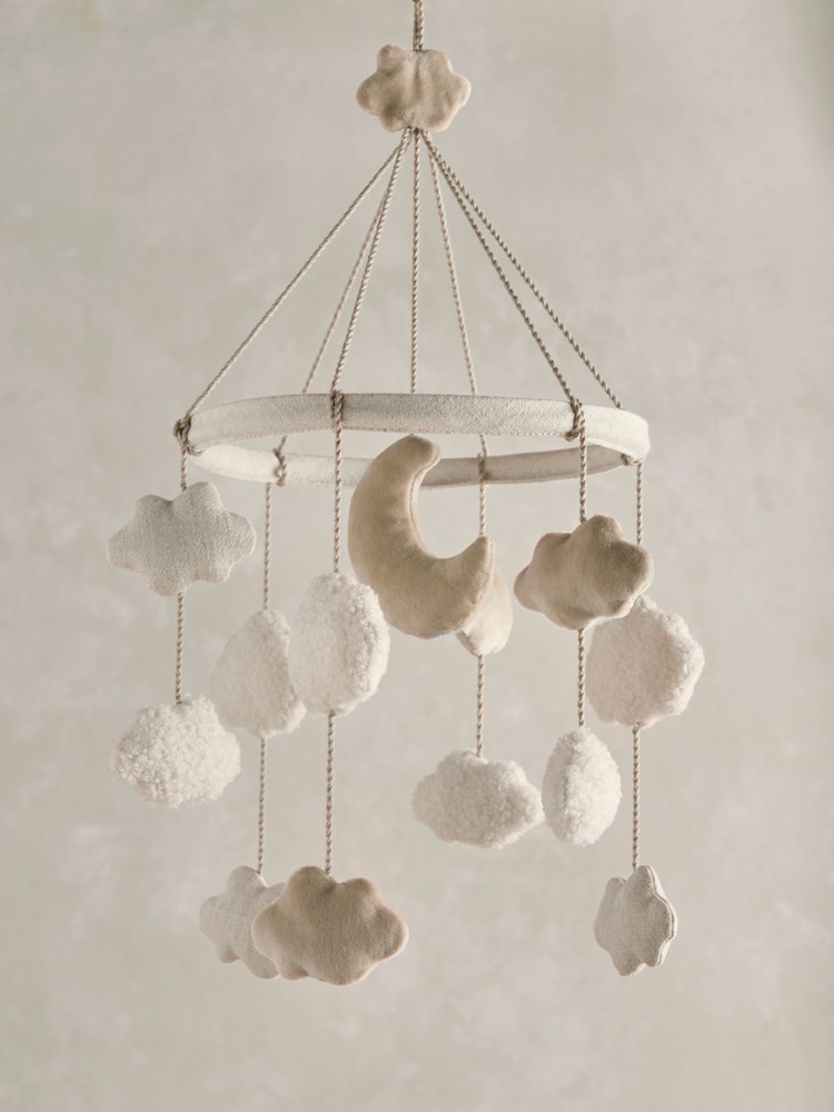 Mamas & Papas Neutral Welcome To The World Duckling Cot Mobile Cloud - Image 5 of 5