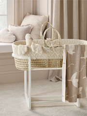 Mamas & Papas Cream Welcome To The World Duckling Moses Basket - Image 1 of 7