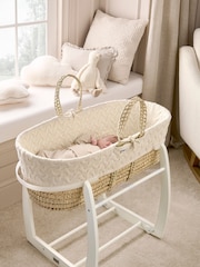 Mamas & Papas Cream Welcome To The World Duckling Moses Basket - Image 2 of 7