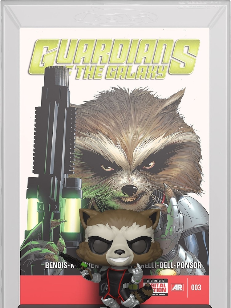 Funko Pop Comic Cover Guardians of the Galaxy Rocket The Raccoon - Image 2 of 3