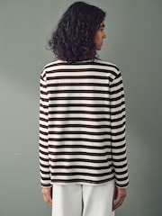 Chocolate Brown Slouch Fit Long Sleeve Top - Image 3 of 7