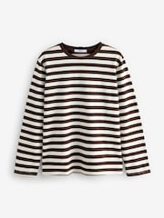 Chocolate Brown Slouch Fit Long Sleeve Top - Image 5 of 7