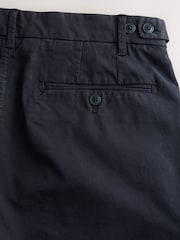 Navy Slim Fit Signature Chino Trousers With Silk - Image 4 of 4