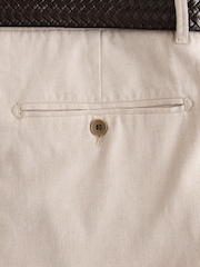 Piedra claro - Belted Cotton Linen Trousers - Imagen 9 de 10