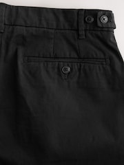 Black Slim Fit Signature Chino Trousers With Silk - Image 4 of 4