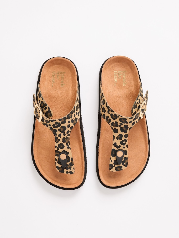 Animal - Friends Like These Toe Thong Comfort Footbed Flat Sandals - Imagen 1 de 5 Animal - Friends Like These Toe Thong Comfort Footbed Flat Sandals - Imagen 1 de 5