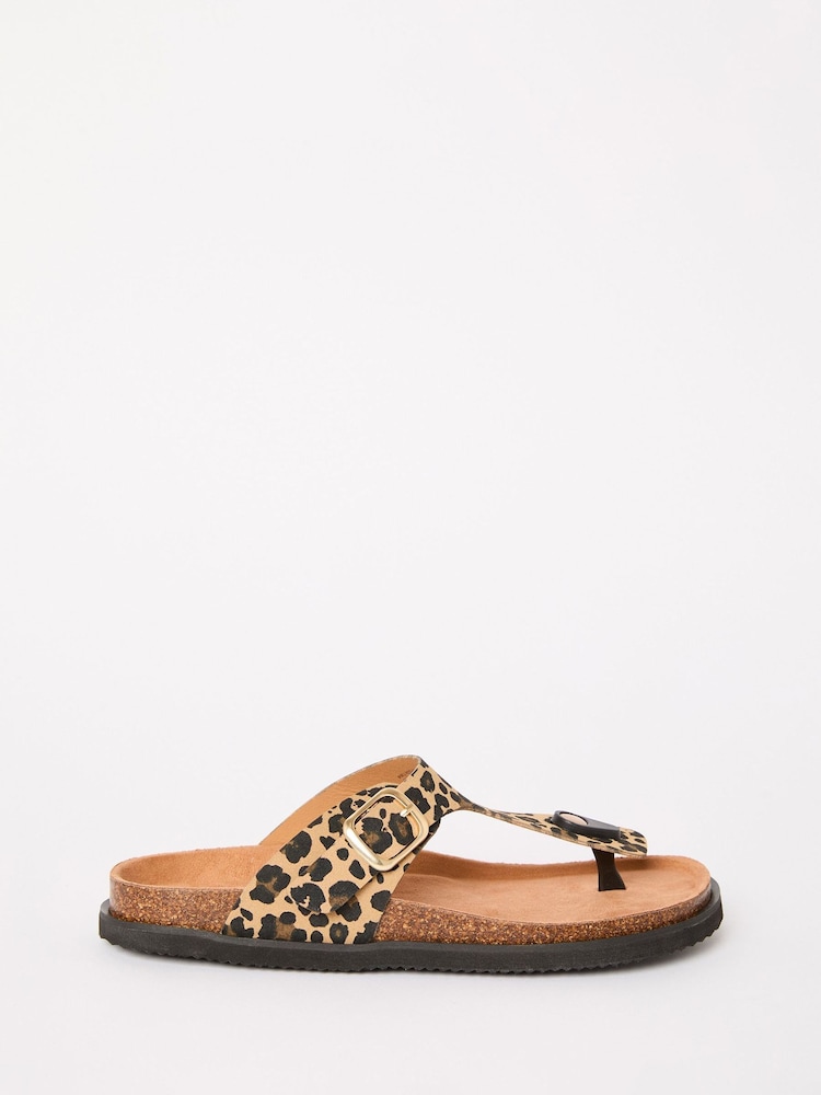Friends Like These Animal Toe Thong Comfort Footbed Flat Sandals - Image 2 of 5