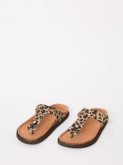 Friends Like These Animal Toe Thong Comfort Footbed Flat Sandals - Image 3 of 5