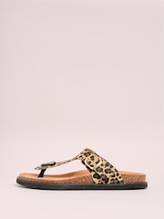 Friends Like These Animal Toe Thong Comfort Footbed Flat Sandals - Image 5 of 5