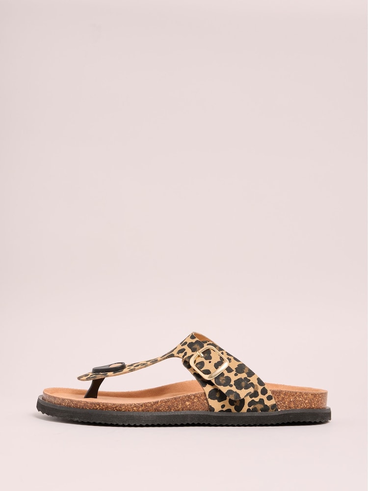 Friends Like These Animal Toe Thong Comfort Footbed Flat Sandals - Image 5 of 5